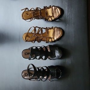 2 Pairs of Strappy Heels